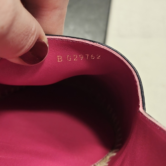 ❌️SOLD❌️CHANEL Navy Pink Lambskin CC Logo Espadrilles Size 40 EUC - Picture 11 of 15